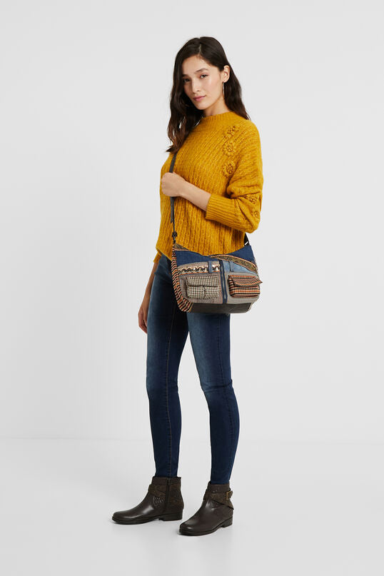 Patchwork denim bag – Desigual Toronto Patchwork denim bag – Desigual Toronto