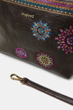 Sling bag embroidered mandalas