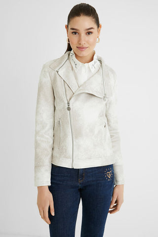 Jacket Broward Slim Embroidery Biker style