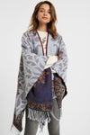 Reversible poncho tapestry