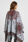 Reversible poncho tapestry
