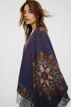 Reversible poncho tapestry