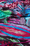 Rectangular floral foulard
