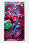 Rectangular floral foulard