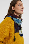 Camoflower rectangular foulard