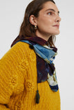 Camoflower rectangular foulard
