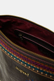 Sling bag embroidered mandalas