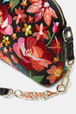 Embroidered sling bag