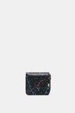 Square coin purse splashes