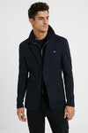 Blazer Sport Neck with Zip Fastener - Navy