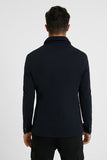 Blazer Sport Neck with Zip Fastener - Navy