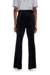 Pant Pintuck Solid Color Black Velour