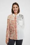 Boho cheesecloth shirt