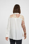Boho cheesecloth shirt