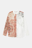 Boho cheesecloth shirt