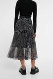 Pleated Fabiola Midi Skirt