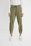 Camoflower cargo joggers