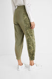 Camoflower cargo joggers