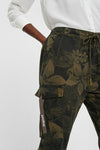 Camoflower cargo trousers
