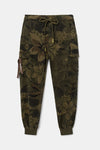 Camoflower cargo trousers
