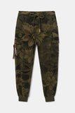 Camoflower cargo trousers