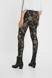 Skinny floral trousers Pant Candela