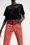 Skinny floral trousers -  DESIGNED BY M. CHRISTIAN LACROIX