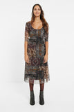 Boho flared dress