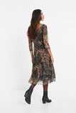 Boho flared dress