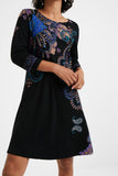 Paisley T-shirt dress