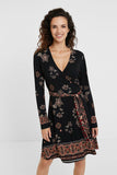 V Neck Dress Belt
