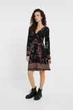 V Neck Dress Belt