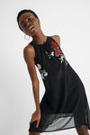 Vaporous sleeveless dress