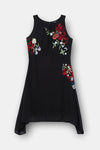 Vaporous sleeveless dress