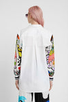 Artistic shirt with fringe
