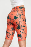 Floral cyclist leggings