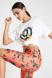 Floral cyclist leggings