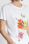 Eco-friendly floral T-shirt