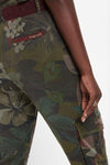 Floral Tencel™ cargo trousers