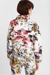 Jacket with Hawaiian floral print