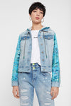 Desigual Jean and oriental patch jacket