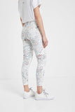 Skinny floral trousers