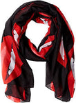 Scarf Foulard Lips Rectangle